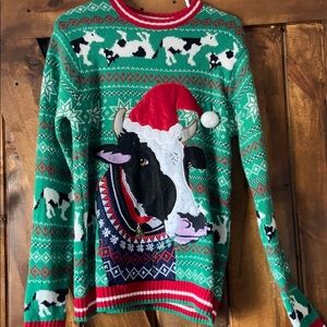 COPY - Cow Christmas sweater